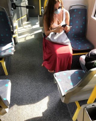 Huge Tits In Frankfurter Bus Line 39