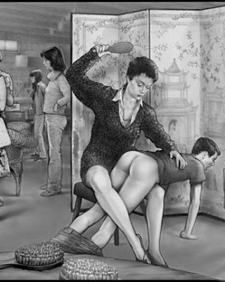 Spanked Boys Art.