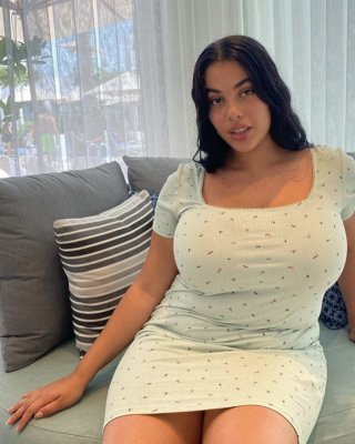 Busty Insta Beauty With Massive Boobs