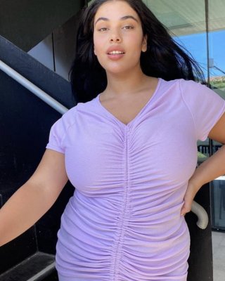 Busty Insta Beauty With Massive Boobs