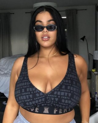 Busty Insta Beauty With Massive Boobs