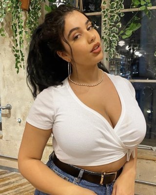 Busty Insta Beauty With Massive Boobs