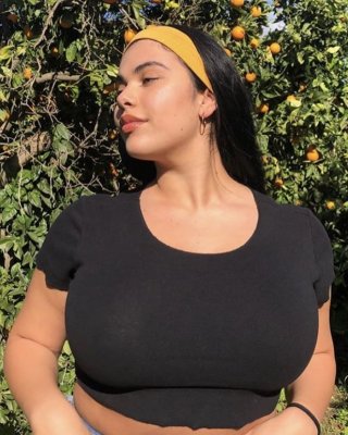 Busty Insta Beauty With Massive Boobs