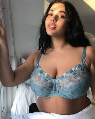 Busty Insta Beauty With Massive Boobs