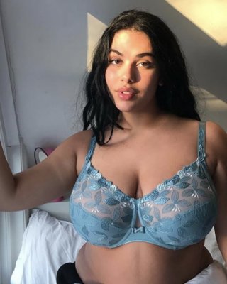 Busty Insta Beauty With Massive Boobs