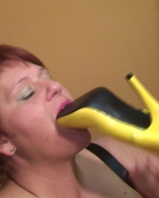 &quot;Yellow high heels into my hot hole &quot; #107061637