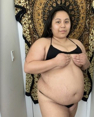 BBW Nice Soft Fat Belly Girls