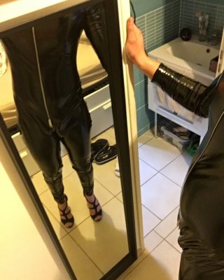 My New Vinyl Catsuit