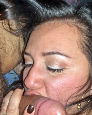 Hot little latina enjoying some stranger's cock
 #103372098