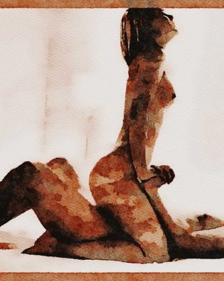 Erotic Digital Watercolor 27