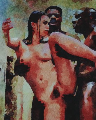 Erotic Digital Watercolor 27