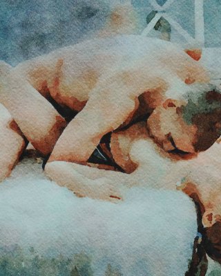 Erotic Digital Watercolor 52