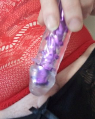 Sissy Crossdresser Bouncing On Dildo