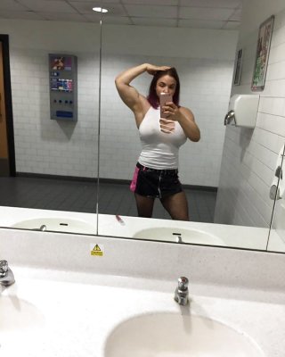 Tabbyanne Tits, Pussy In PUBLIC Cinema Toilets