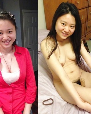 アジアの女の子が服を着たり脱いだり
 #89520042