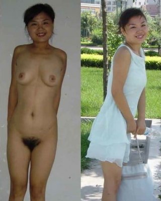 アジアの女の子が服を着たり脱いだり
 #89520112