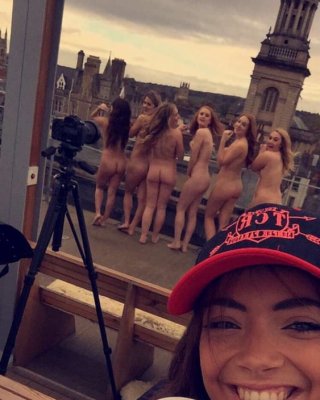 Oxford Cheerleaders Naked Calendar