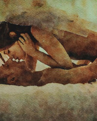 Erotic Digital Watercolor 29