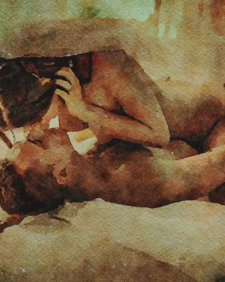 Erotic Digital Watercolor 29