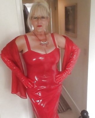 Granny In Pvc Lingeri