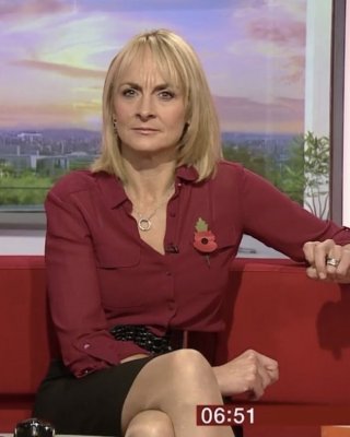 Stroking Nice And Hard For MILF Louise Minchin Mmm Fuck