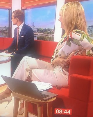 Stroking Nice And Hard For MILF Louise Minchin Mmm Fuck