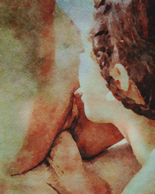 Erotic Digital Watercolor 53