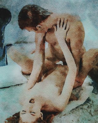 Erotic Digital Watercolor 51