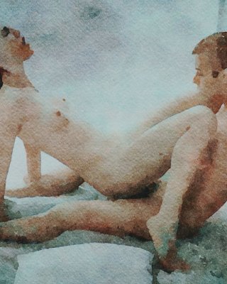 Erotic Digital Watercolor 51