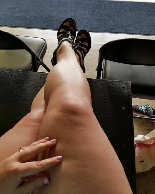 Dance Mom life ... waiting at the studio snapping pics  milf #106735586