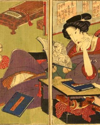 erotic Japanese Ukiyoe Syunga