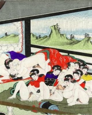 erotic Japanese Ukiyoe Syunga