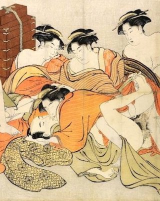 erotic Japanese Ukiyoe Syunga