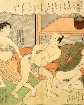 erotic Japanese Ukiyoe Syunga