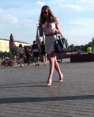 Pussy Ansicht elegante junge Dame
 #90435576