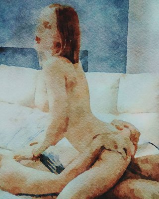 Erotic Digital Watercolor 48