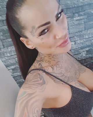 Tattooed Big Tits Dutch Bimbo Mar