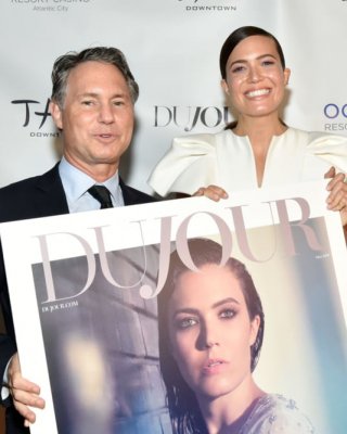 Mandy Moore - DuJour Fall Issue Cover Party (24 Sept 2018)