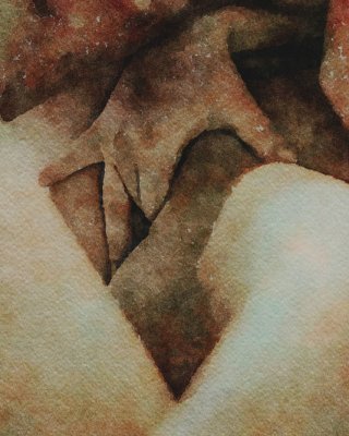 Erotic Digital Watercolor 44