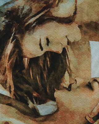 Erotic Digital Watercolor 44