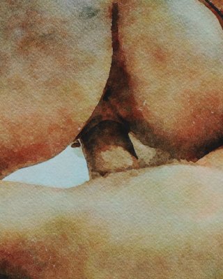 Erotic Digital Watercolor 44