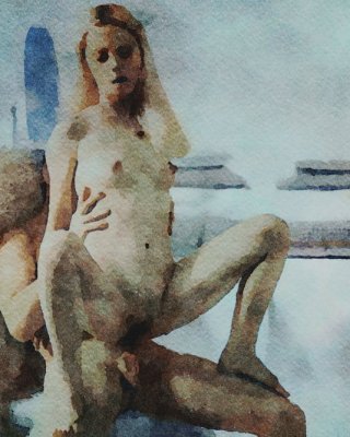 Erotic Digital Watercolor 49