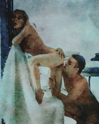 Erotic Digital Watercolor 49