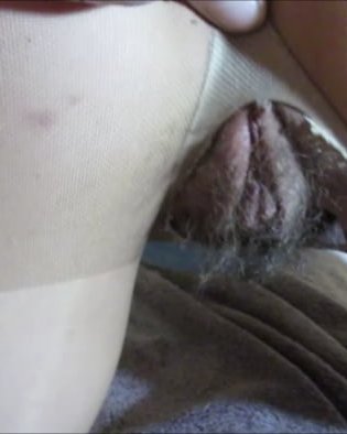 Hairy Pussy Pawg In Pantyhose From Behind