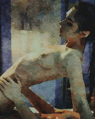 Erotic Digital Watercolor 41