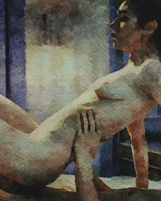 Erotic Digital Watercolor 41