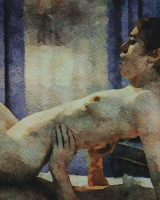 Erotic Digital Watercolor 41