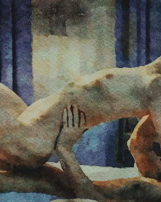 Erotic Digital Watercolor 41