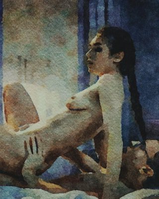 Erotic Digital Watercolor 41