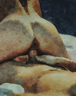 Erotic Digital Watercolor 41